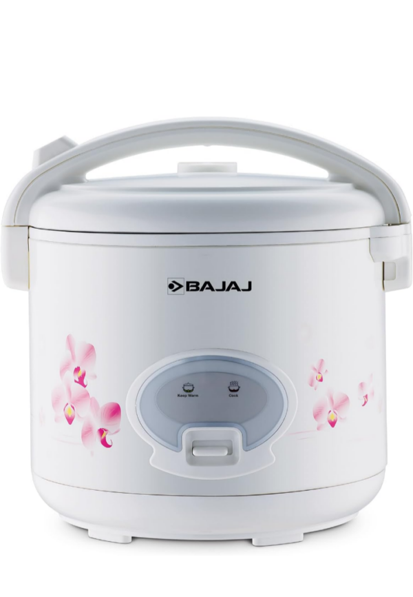 Bajaj Majesty Rcx 28 DLX Multifunction Rice Cooker with Keep Warm Function, 2.8L, 1000W, White, 2.8 Liter ( BODY DAMAGE  ( 2830) (p) - Image 2
