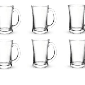 Sanjeev Kapoor Lugano beer Mug 6 pcs set 380ml (SKB-908)(V)