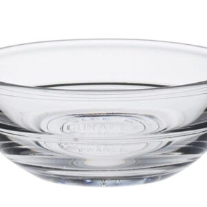 Duralex Made In France Lys Stackable Glass Bowl (Set of 4), 1 oz., 2.3 Inches, Clear(2020A)(V)