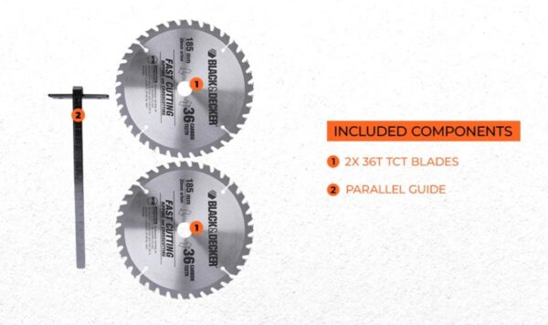 BLACK & DECKER CS1500-in Wood Cutter N.9962(V) - Image 2