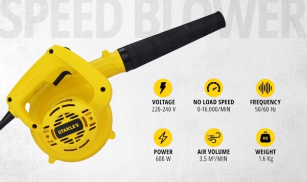 STANLEY STPT600 Air Blower (Corded Vaccum)N.9973(V) - Image 3