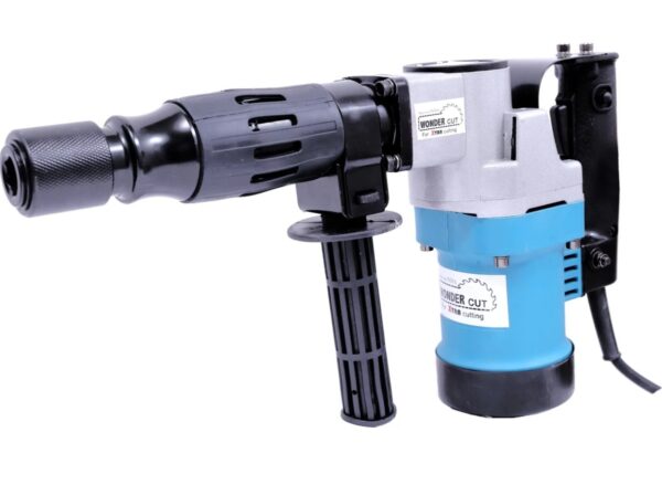 WONDERCUT WC-DH-0810 Heavy Duty Demolition Hammer/Concrete Breaker - 5KG | 1200 Watts, 3600 BPM | Hammering Machine With 2 Hex Chisels | Blue & Black (Bit and Handle not included)N.9978(V) Looking Used - Image 3