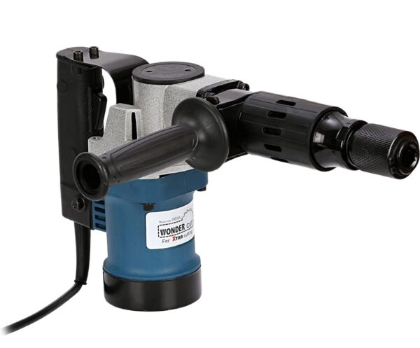 WONDERCUT WC-DH-0810 Heavy Duty Demolition Hammer/Concrete Breaker - 5KG | 1200 Watts, 3600 BPM | Hammering Machine With 2 Hex Chisels | Blue & Black (Bit and Handle not included)N.9978(V) Looking Used - Image 2