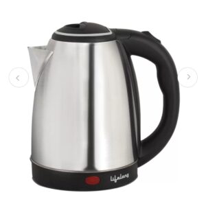LIFELONG ELECTRIC KETTLE 1.8LITER Stainless steel black steel N.10144(V) Minar body damage