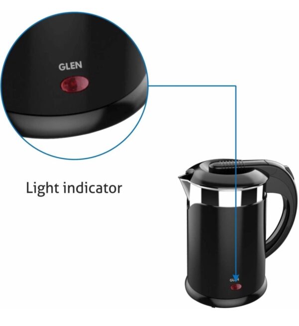 GLEN sa9015Dx Electric kettle (1.2L Black )N.10141 - Image 3