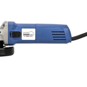 WONDERCUT WC-AG-6-100 Angle Grinder, 800W, 4 Inch (100mm), 11000 RPM, 3-Position Auxiliary Handle for Grinding, Cutting, Stripping & Polishing, with Protective Guard and Side Switch N.9934(v)