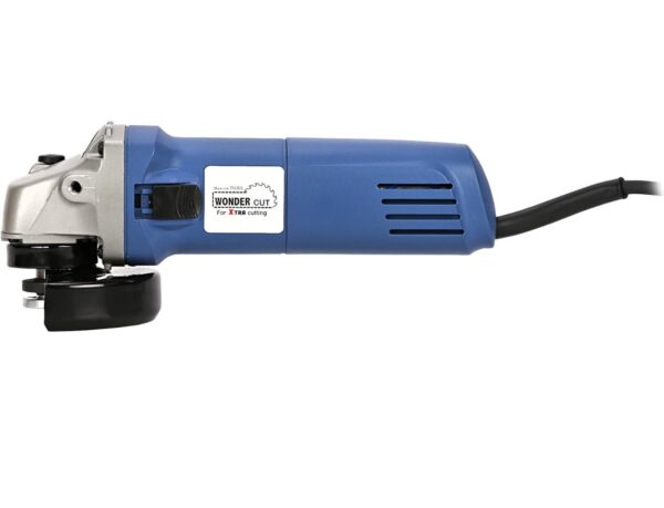 WONDERCUT WC-AG-6-100 Angle Grinder, 800W, 4 Inch (100mm), 11000 RPM, 3-Position Auxiliary Handle for Grinding, Cutting, Stripping & Polishing, with Protective Guard and Side Switch N.9934(v)