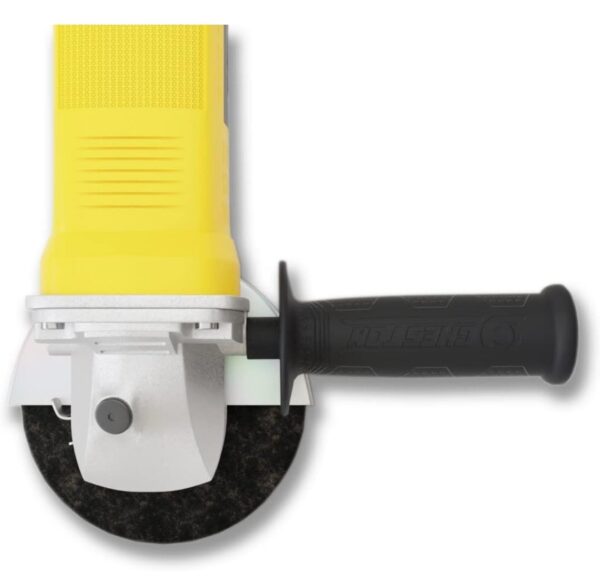 Cheston Angle Grinder for Grinding, Cutting, Polishing (4 inch/100mm), 720W Yellow Grinder Machine with Auxiliary Handle N.9930(v) - Image 2