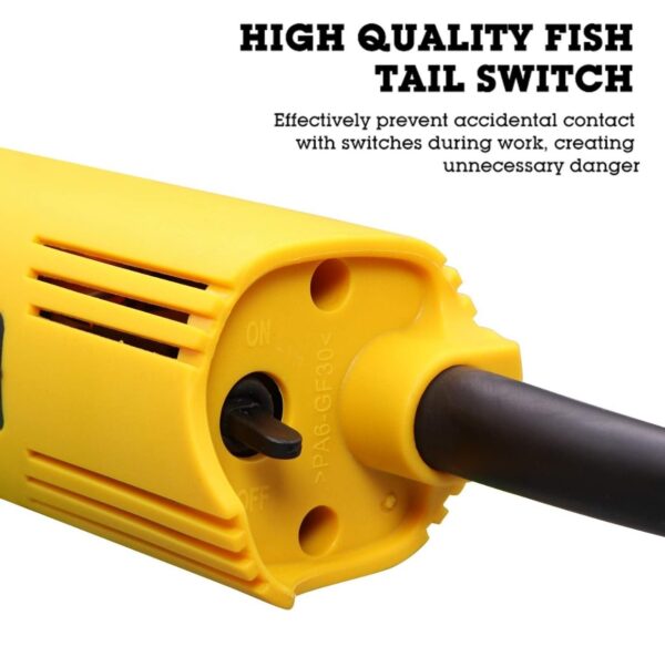 Cheston Angle Grinder for Grinding, Cutting, Polishing (4 inch/100mm), 720W Yellow Grinder Machine with Auxiliary Handle N.9930(v) - Image 3