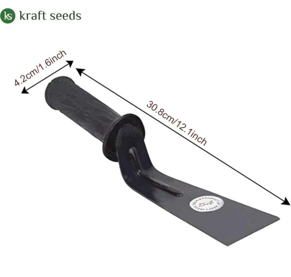 Visko Gardening Khurpi for Small Pots - 1 PC (Metal, Black) | Khurpi Gardening Tools for Soil | Gardening Tools for Your Tool Kit | Rust-free Khurpi for Garden N.10076 (v) - Image 2