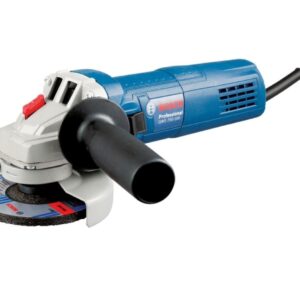 Bosch GWS 750-100 Heavy Duty Corded Electric Angle Grinder, M10, 750W, 11,000 rpm, 100 mm Disc Dia., Direct Cooling,1.8 kg + Wrench, Protection Guard, Auxiliary Handle & Wrench, 1 Year Warranty N.10071(V)