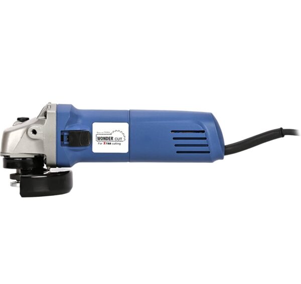 WONDERCUT WC-AG-6-100 Angle Grinder, 800W, 4 Inch (100mm), 11000 RPM, 3-Position Auxiliary Handle for Grinding, Cutting, Stripping & Polishing, with Protective Guard and Side Switch N.10077(V) - Image 2