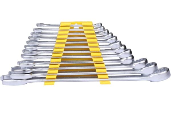STANLEY 70-964E 12-piece Chrome Vanadium Steel Combination Spanner Set with Maxi-Drive System, Anti-Slip & Anti-Corrosion properties, GREY N.10017(v) - Image 2