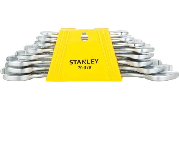 STANLEY 70-379 Steel Double Open End Spanner Set (Silver)N.10018(v) - Image 2