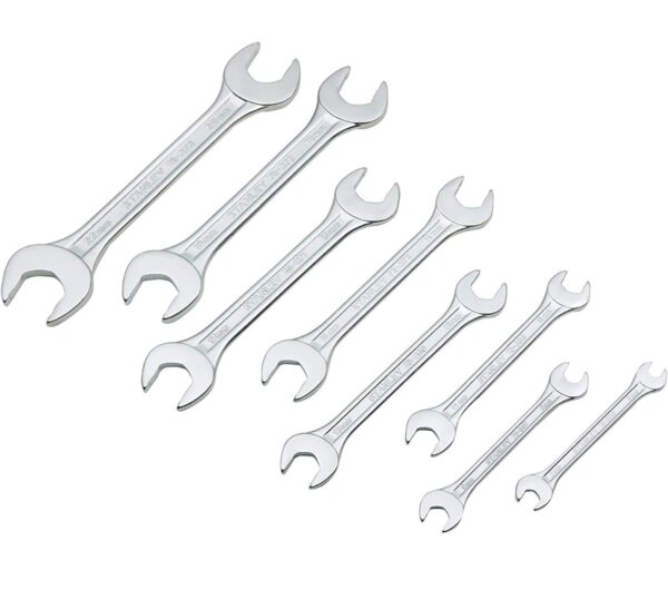 STANLEY 70-379 Steel Double Open End Spanner Set (Silver)N.10018(v) - Image 3