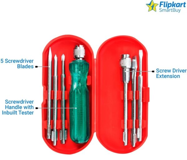FLIPKART Smartbuy 6Pc Combination Scrowdriver set of 6 N.10009(V)