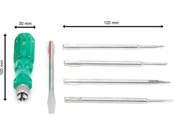 Visco 101 Combination Scrowdriver set (Pack of 6)N.10009(V) - Image 2