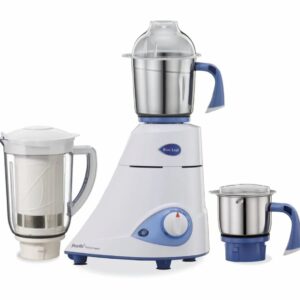 Preethi Blue Leaf Platinum Select Juicer Mixer Grinder for Kitchen|750 Watt Mixie, 3 Jars| 2 Yr Product Gurantee & Lifelong Free ServiceBlue (MG 226) N.10741(v) (Full Used )