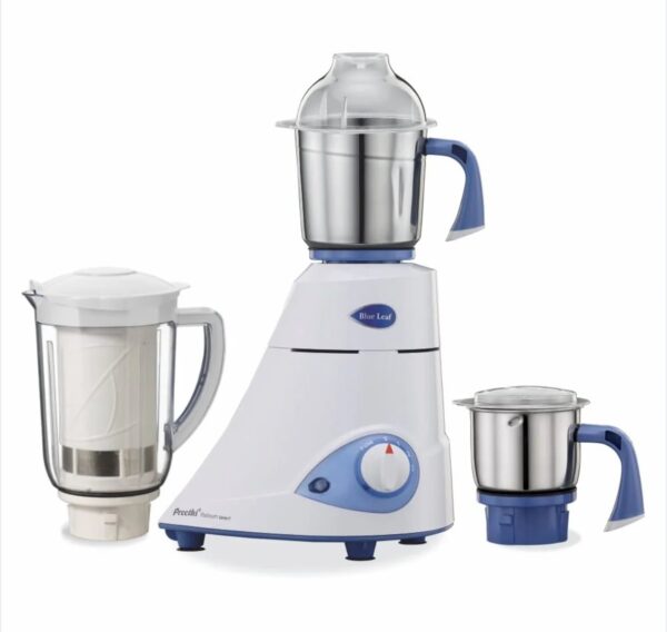 Preethi Blue Leaf Platinum Select Juicer Mixer Grinder for Kitchen|750 Watt Mixie, 1 Jars| 2 Yr Product Gurantee & Lifelong Free ServiceBlue (MG 226) Full Used (v)N.10741 - Image 2