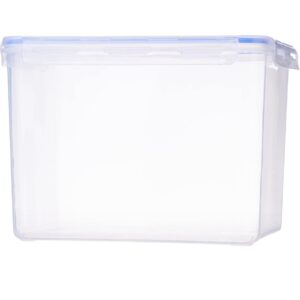 Aristo Lock & Fresh 403 Plastic Storage Container For Storing grains, pulses, rice, wheat etc - 10800 ML, Transparent Clear, large (LOCK&FRESH403) (Upper side Broken) N.10406(v)