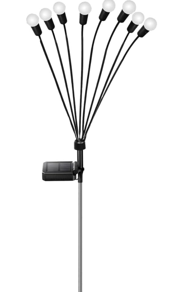 GIGAWATTS GW-301WW 8 LED Solar Firefly Plug-in Ground Lamp BIS Approved Lights Decoration Lighting for Garden Home Patio Lawn Outdoor Yard Backyards Pathways Campgrounds (Warm White, Pack of 1) N.6408(v) - Image 4