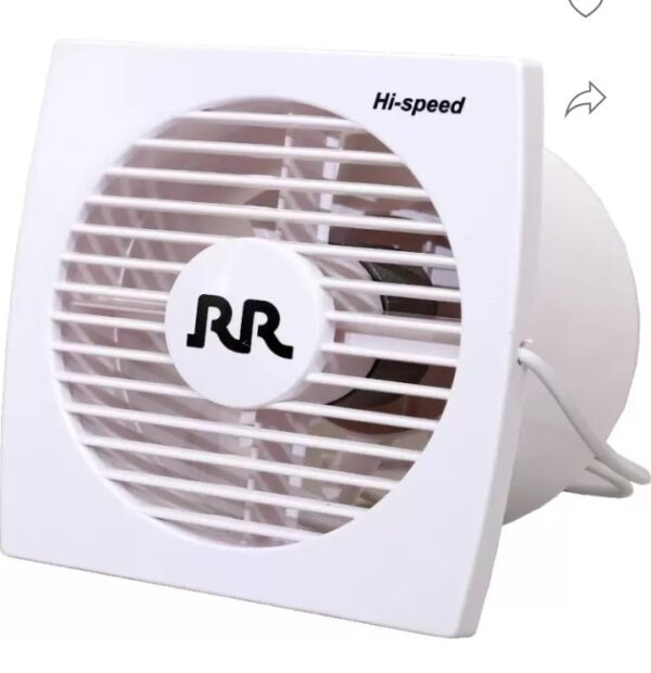 rr electric oxyflo grl 4inch exhaust fan (white )15 wat  2400 rpf 100 mm exhaust  fan  (white )(SEAL PACK ITEM) SHANI - Image 5