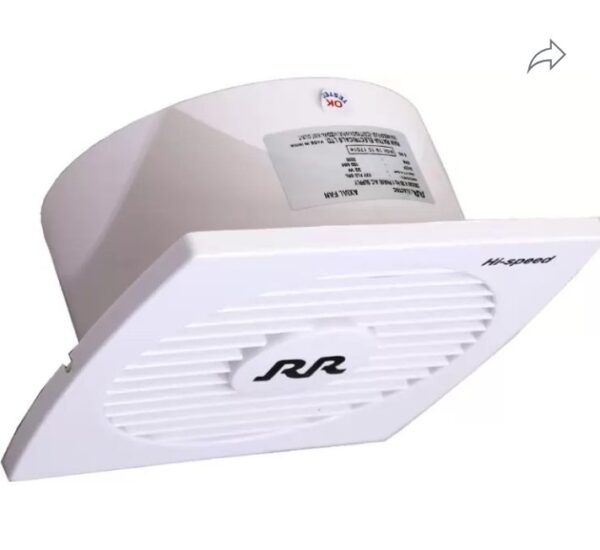 rr electric oxyflo grl 4inch exhaust fan (white )15 wat  2400 rpf 100 mm exhaust  fan  (white )(SEAL PACK ITEM) SHANI - Image 2