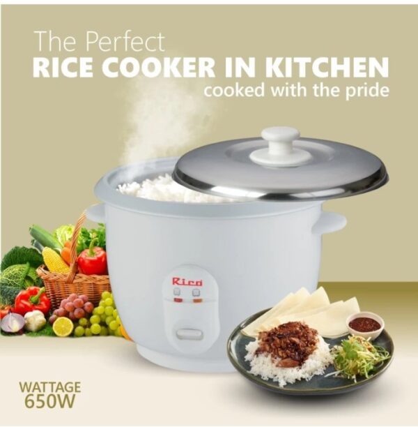 rico rc-1503 electric  rice cooker  (1.8 L white ) shani 10160 SHANI - Image 7