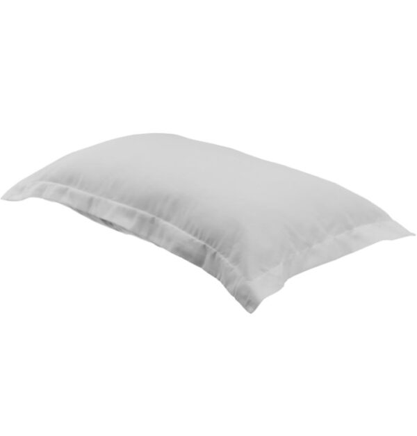 Amazon Brand - Solimo Microfiber Solid Pillow Cover (White, 2 Piece), 150 TC
size 20 in x 26in (51cm x66cm) shani - Image 2