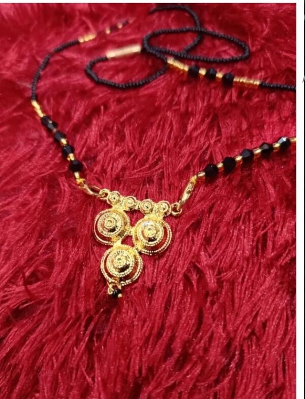mega beautiful  mangalsutra  with attractive  design alloy mangalsutra  
shani (D 204)