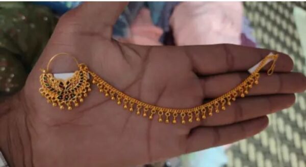 nose pin nadhni nakchain  nose  ring  narhchain shani (D 200)