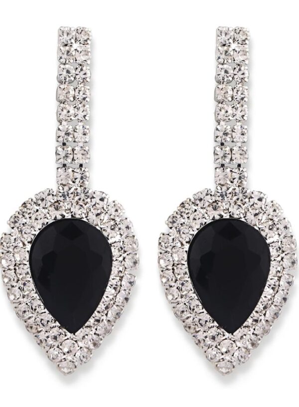 Shining Diva Fashion Latest Stylish Fancy Sparkling Crystal Diamond Necklace Jewellery Set for Women
(10468-10469-10470) SHANI - Image 3