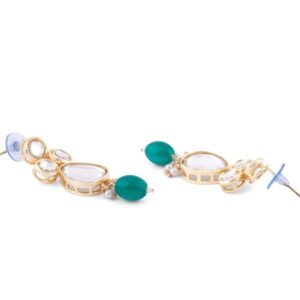 ZAVERI PEARLS Green Beads Statement Kundan Choker Necklace Earring & Ring Set For Women-ZPFK14814
(10472-10473-10474-10475-10476) SHANI