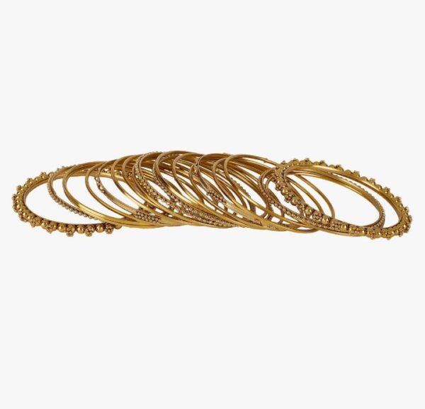 Shining Diva Fashion Set of 40 Bangles Set for Women | Oxidised Silver Plated Celebrity Inspired Jewellery | Latest Stylish Traditional Bangle for Girls and Women
(10583-10584-10585) shani - Image 5
