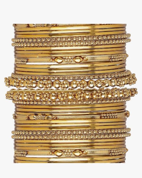 Shining Diva Fashion Set of 40 Bangles Set for Women | Oxidised Silver Plated Celebrity Inspired Jewellery | Latest Stylish Traditional Bangle for Girls and Women
(10583-10584-10585) shani - Image 7