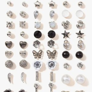 Shining Diva Fashion 30 Pairs Earrings Combo Set Latest Stylish Crystal Pearl Earrings for Women and Girls (14855er) Valentine Gift for Girlfriend
(10594-10595-10627) shani
