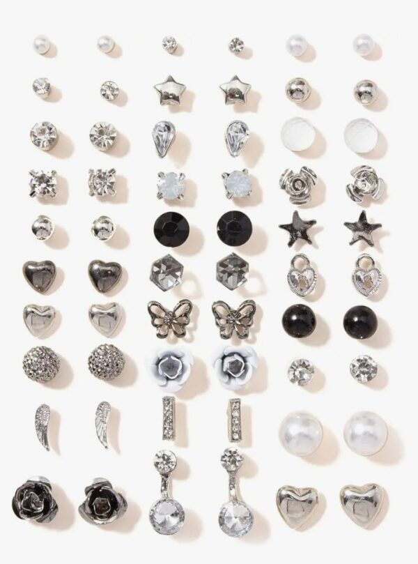 Shining Diva Fashion 30 Pairs Earrings Combo Set Latest Stylish Crystal Pearl Earrings for Women and Girls (14855er) Valentine Gift for Girlfriend
(10594-10595-10627) shani