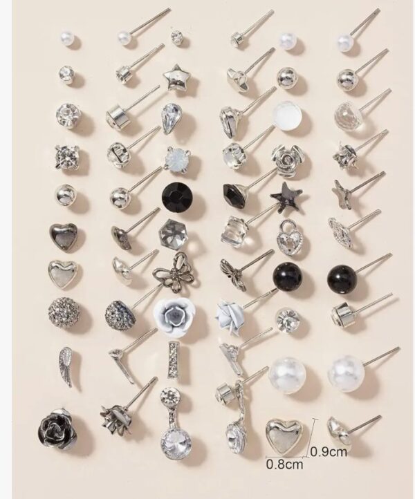 Shining Diva Fashion 30 Pairs Earrings Combo Set Latest Stylish Crystal Pearl Earrings for Women and Girls (14855er) Valentine Gift for Girlfriend
(10594-10595-10627) shani - Image 4