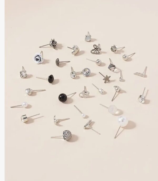 Shining Diva Fashion 30 Pairs Earrings Combo Set Latest Stylish Crystal Pearl Earrings for Women and Girls (14855er) Valentine Gift for Girlfriend
(10594-10595-10627) shani - Image 6