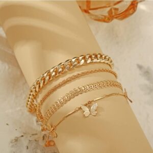 Shining Diva Fashion Latest Stylish Multilayer Gold Plated Bangle Bracelet for Women and Girls (rr14664b) Set of 4
(10564-10565) SHANI