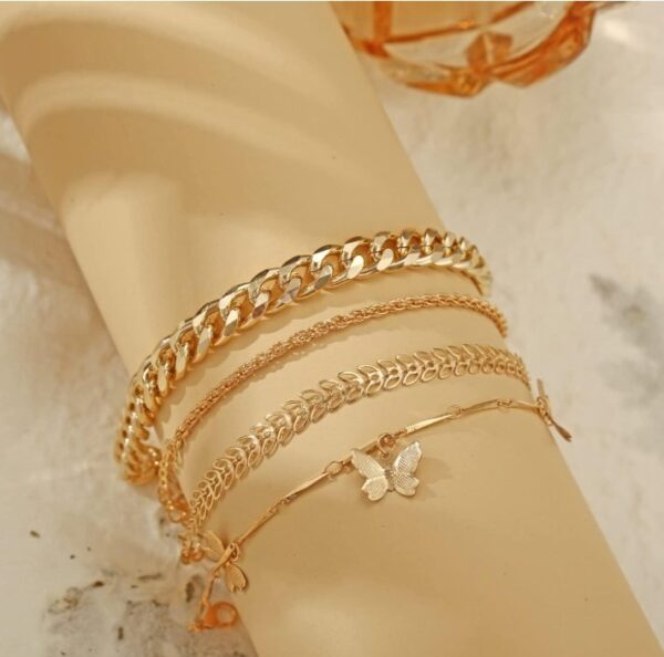Shining Diva Fashion Latest Stylish Multilayer Gold Plated Bangle Bracelet for Women and Girls (rr14664b) Set of 4
(10564-10565) SHANI