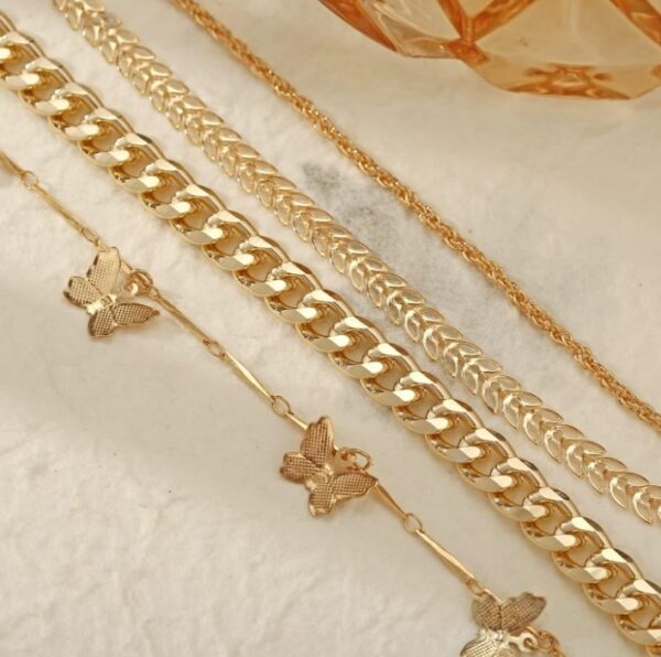 Shining Diva Fashion Latest Stylish Multilayer Gold Plated Bangle Bracelet for Women and Girls (rr14664b) Set of 4
(10564-10565) SHANI - Image 9