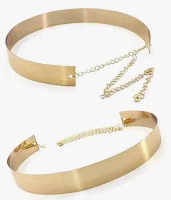 Shining Diva Fashion Celebrity Inspired Adjustable Metal Kamarband Waist Belt
(10630) SHANI - Image 5