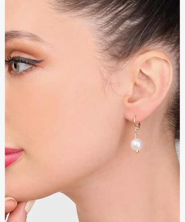Zaveri Pearls Set of 25 Gold Tone Contemporary Studs & Drop Earrings For Women-ZPFK15140
(10653-10654) SHANI - Image 5