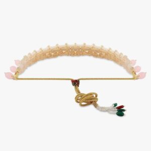 ZAVERI PEARLS Pink Kundan Artificial Stones & Beads Necklace Earring & Maangtikka Set For Women-ZPFK17090
(10663) SHANI ( only gale ka he)