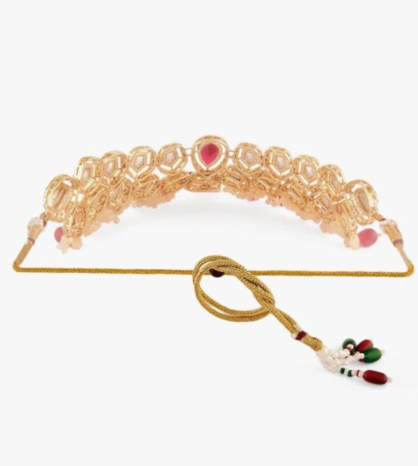 ZAVERI PEARLS Pink Beads Dazzling Austrian Diamonds Stones Choker Necklace & Earring Set For Women-ZPFK18058
(10688) SHANI