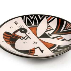 ExclusiveLane 'Honey Bee' Ceramic Decorative Wall Plates Decor Hanging For Living Room Home Decoration Items (10 Inch, Handpainted)N8452 Neeraj