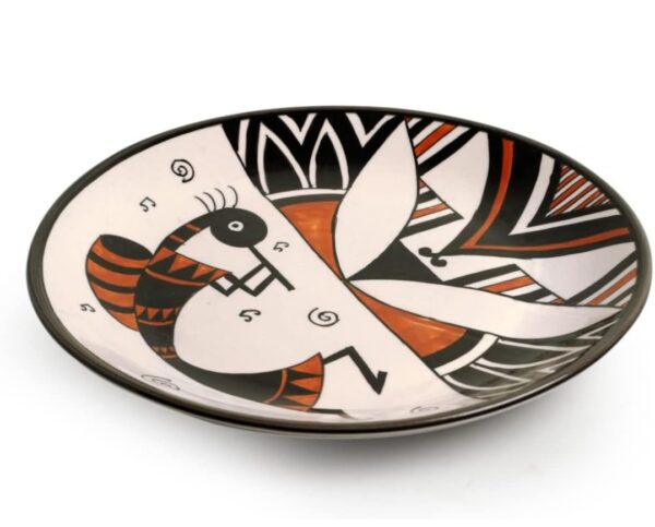 ExclusiveLane 'Honey Bee' Ceramic Decorative Wall Plates Decor Hanging For Living Room Home Decoration Items (10 Inch, Handpainted)N8452 Neeraj