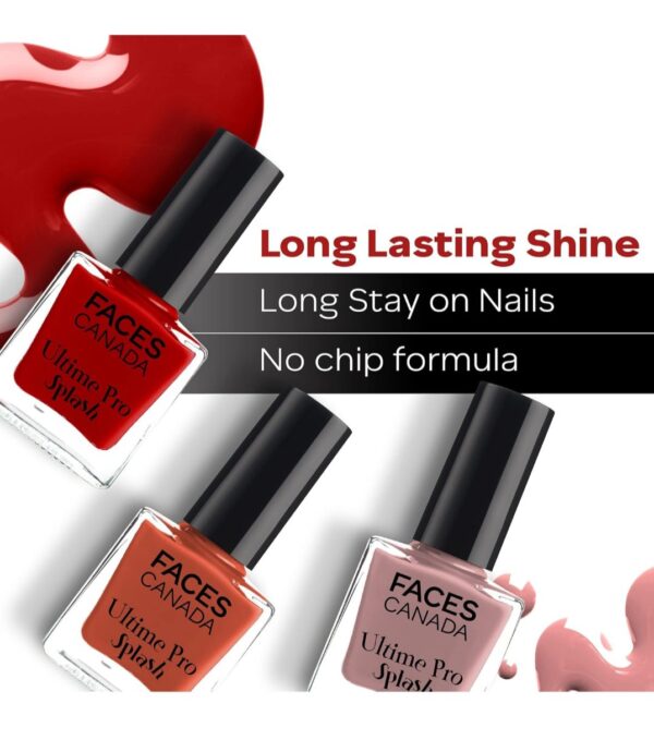 Faces Canada Splash Nail Enamel Water (Melon 52) 8ml (Pack Of 12) EXP - 9/24 - Image 2