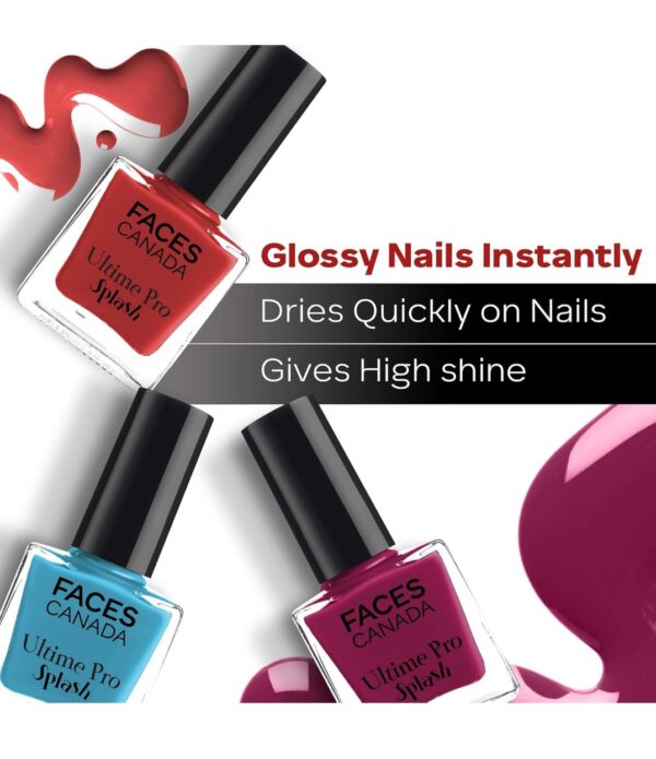 Faces Canada Splash Nail Enamel Water (Melon 52) 8ml (Pack Of 12) EXP - 9/24 - Image 4